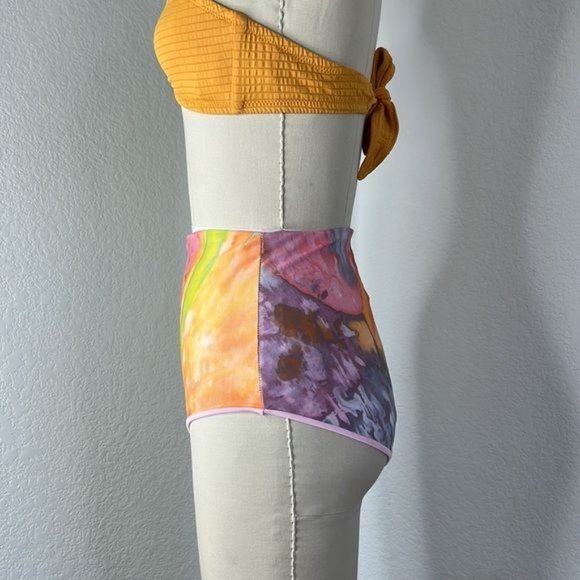 MARA HOFFMAN + NET SUSTAIN Lydia Tie Dyed Recycled Bikini Briefs - Picture 4 of 10